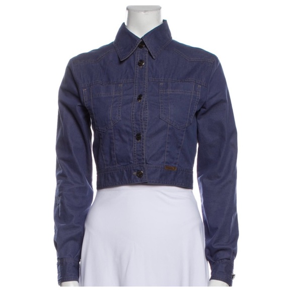 CHANEL 01A size 36 light weight DENIM JACKET - Picture 12 of 14